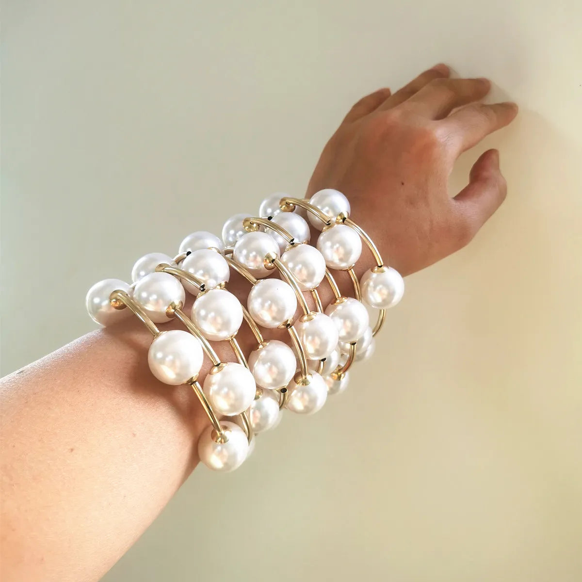 Pearl Bead Stack Bracelet