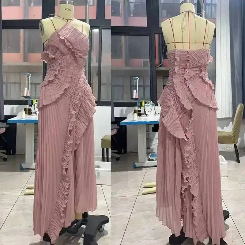 Ginevra Lotus Tiered Gown
