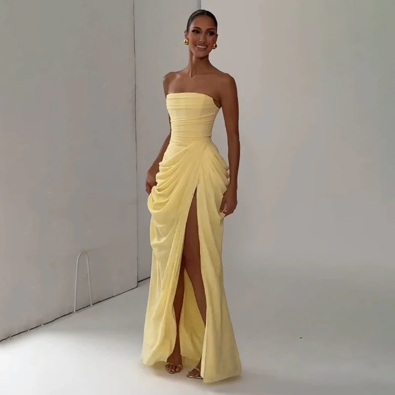 Soleil Strapless Maxi