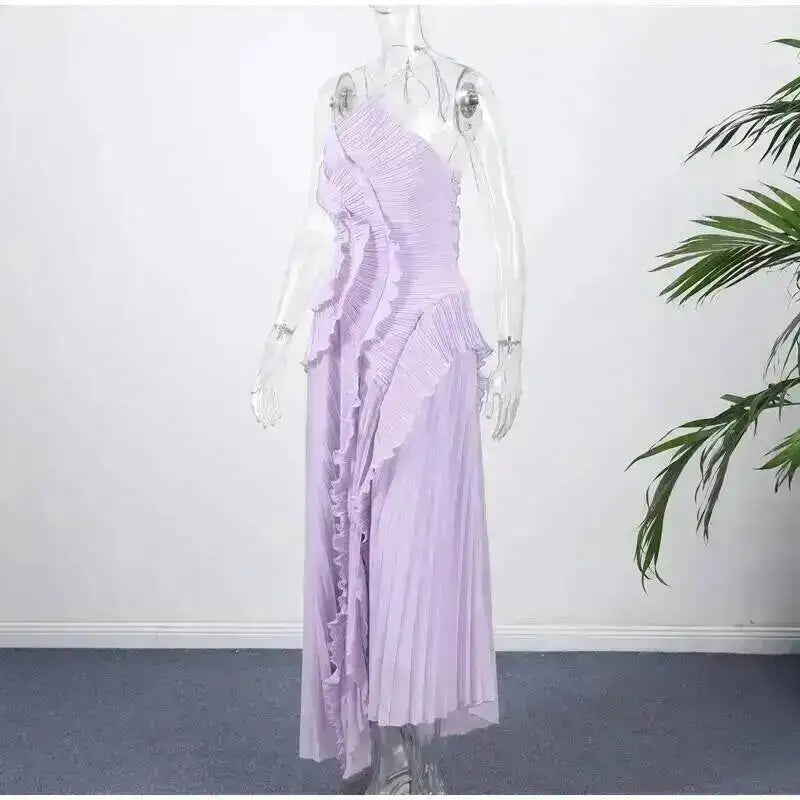 Ginevra Lotus Tiered Gown