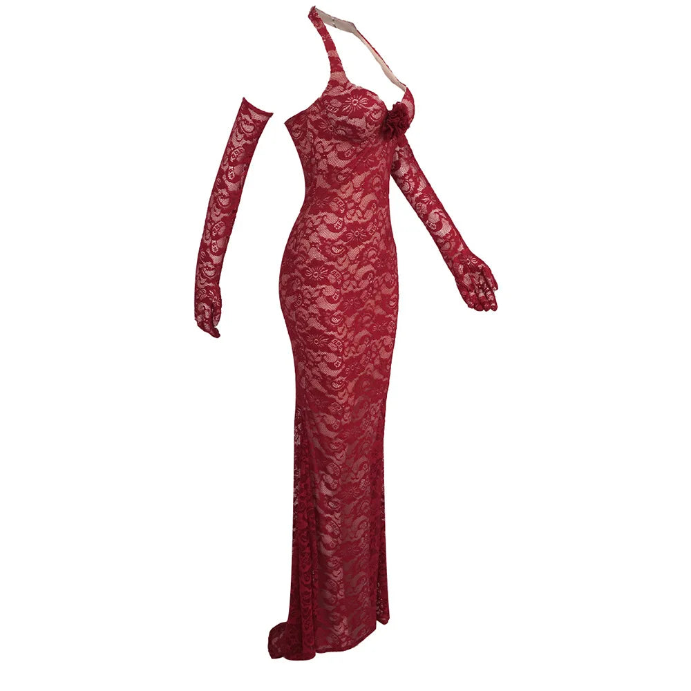 Séraphine Sequin Lace Gown