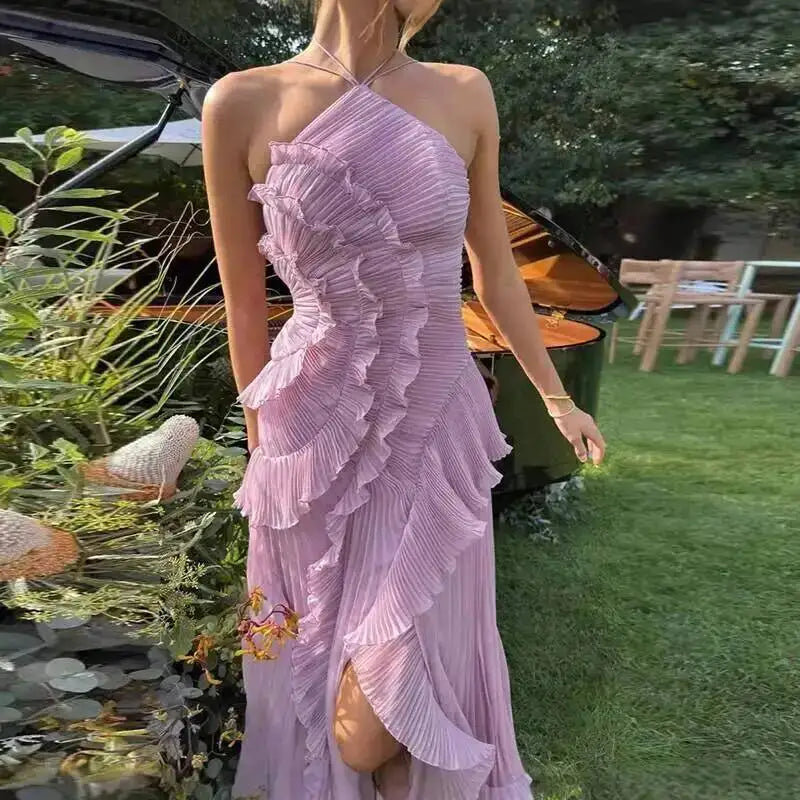 Ginevra Lotus Tiered Gown