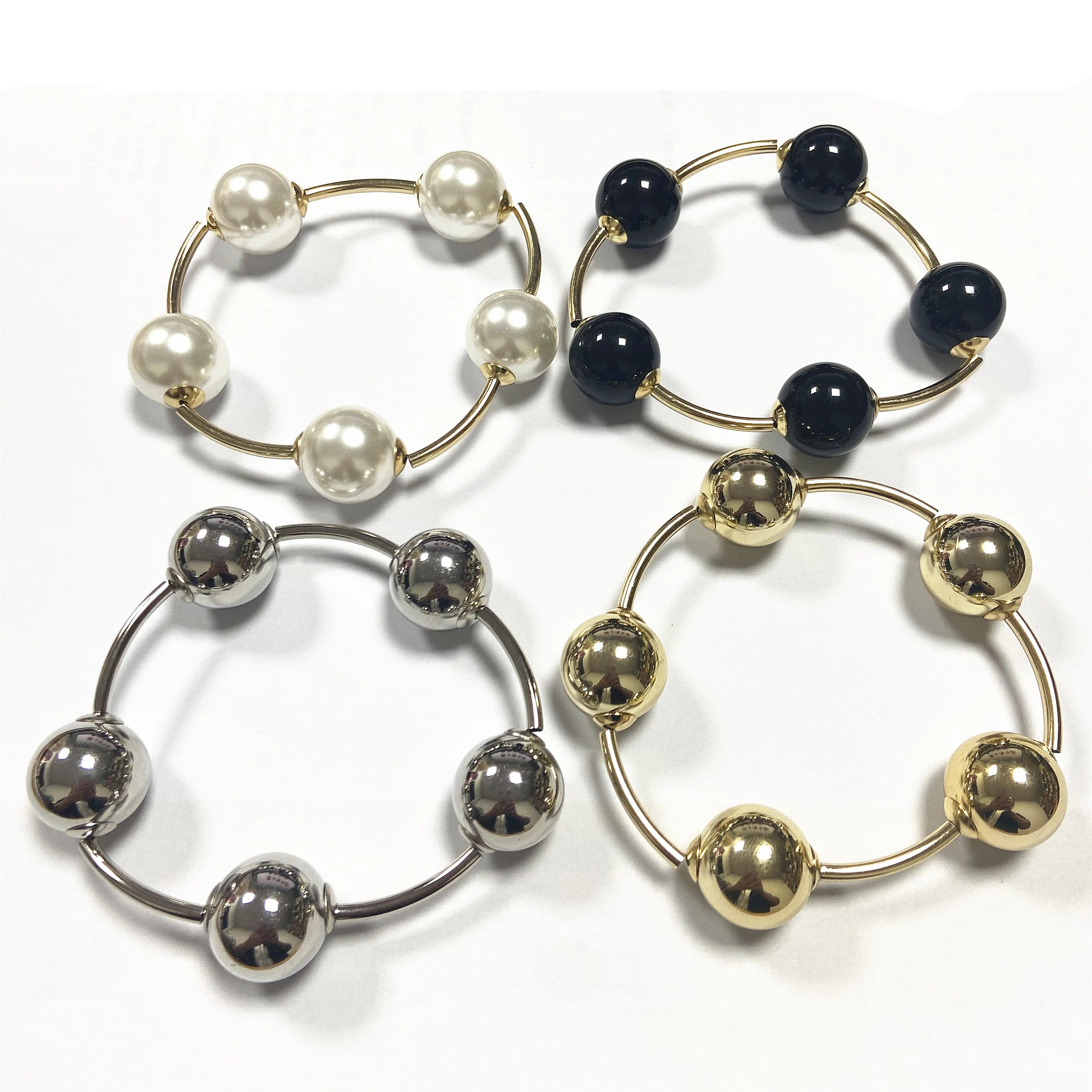 Pearl Bead Stack Bracelet