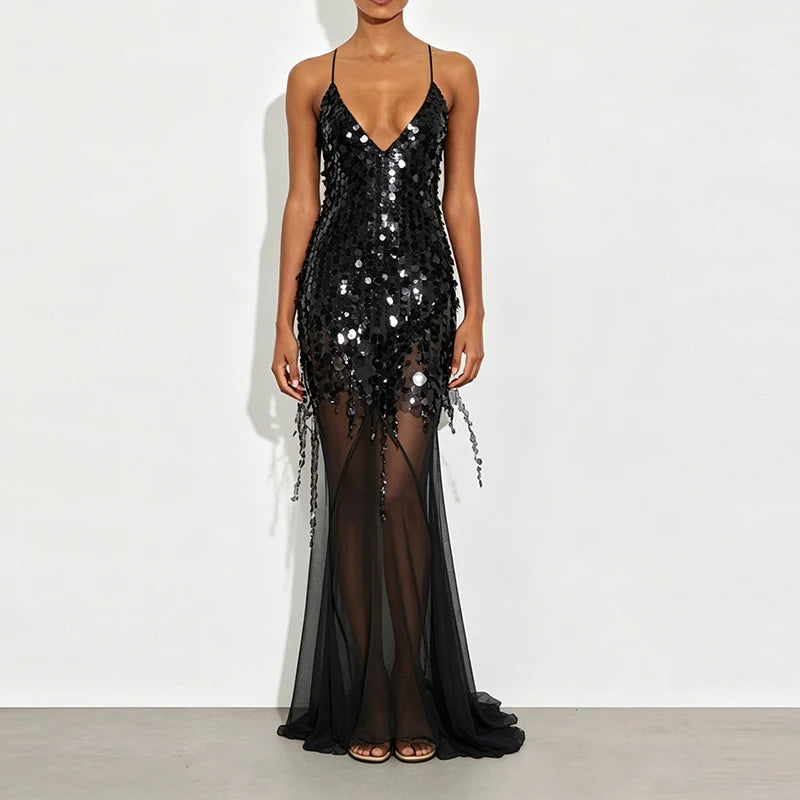 Sirena Sequin Mermaid Gown