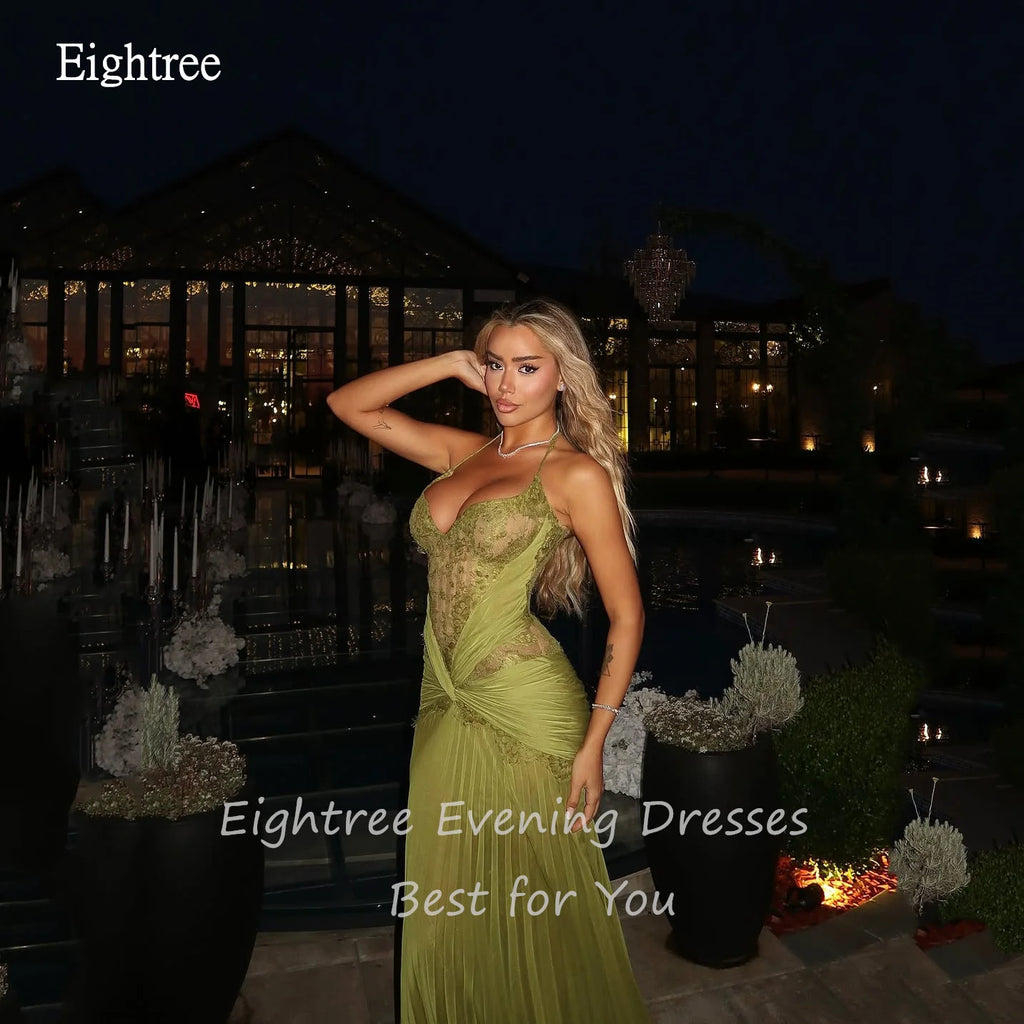 Emerald Halter Mermaid Gown
