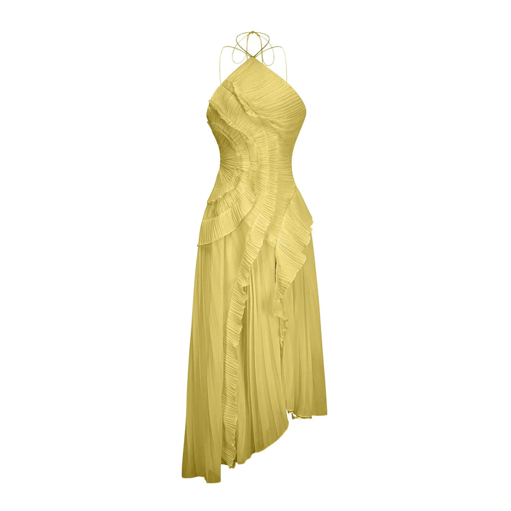 Cleo Tiered Chiffon Maxi