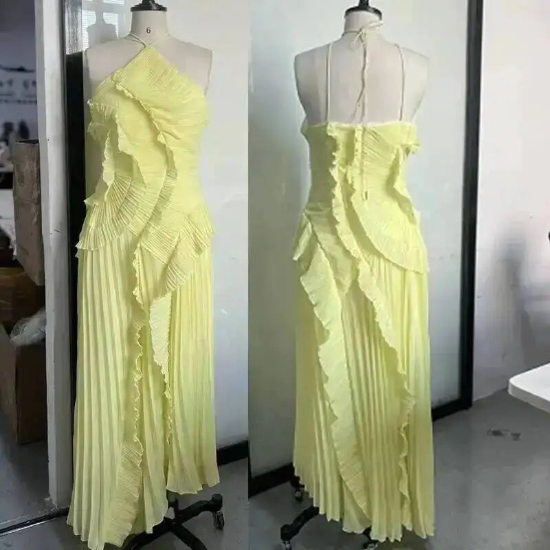Ginevra Lotus Tiered Gown
