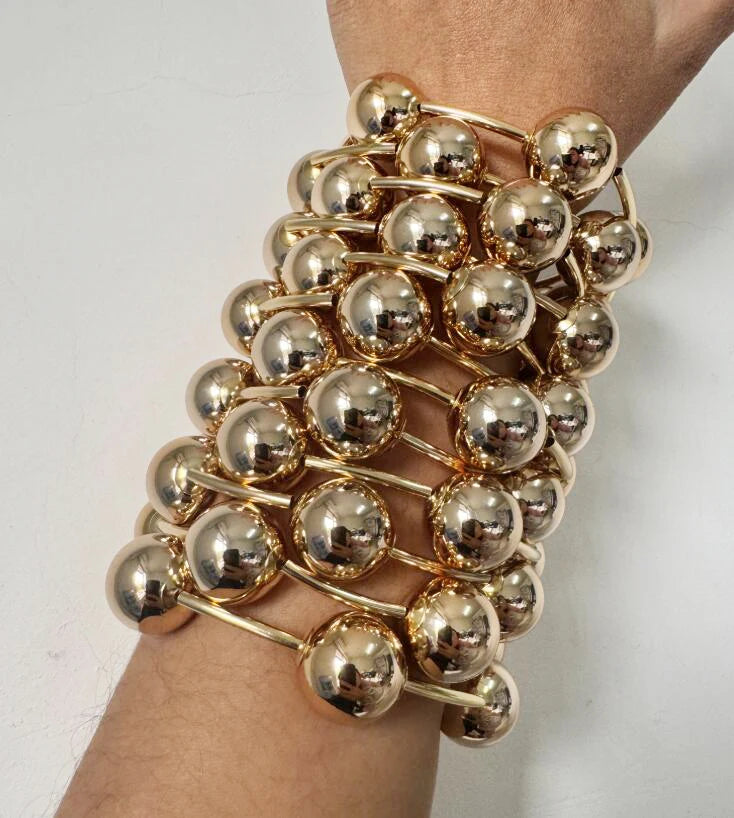 Luxe Gold Bubble Bracelet